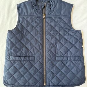 Crewcuts Navy Quilted Vest